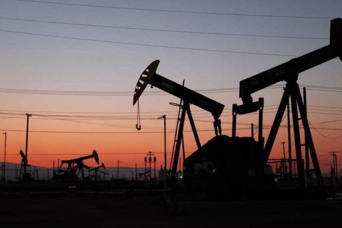 Campo petrolífero de Belridge, Califórnia, EUA (imagem de arquivo)