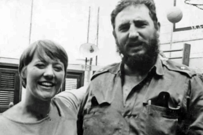 Barbara Dane com Fidel Castro