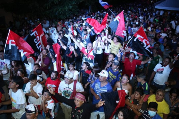 Festa no Bairro de San Judas, em Manágua, a 18 de Julho de 2022