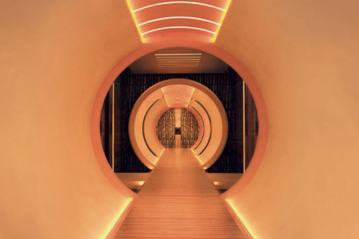 Entrada de um bunker nos EUA.