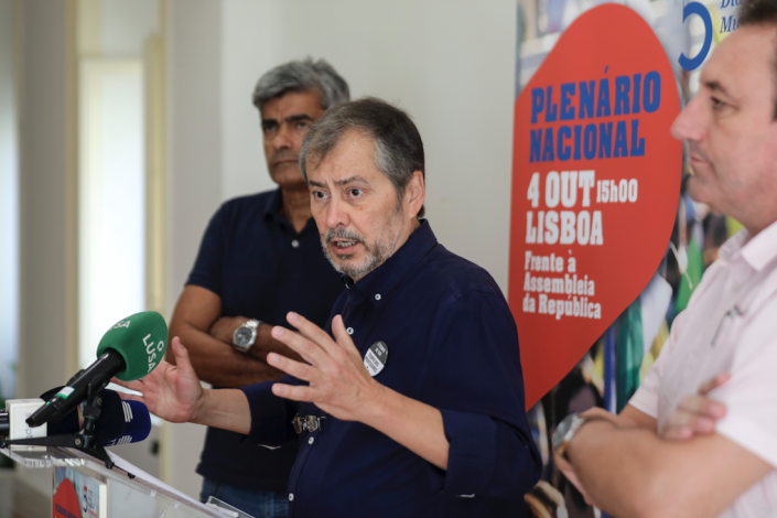 A Fenprof estima que haja mais de 100 mil alunos sem todos os professores atribuídos, um problema que afecta escolas de todo o país e que se poderá agravar nos próximos tempos. Lisboa, Portugal, 27 de Setembro de 2022 