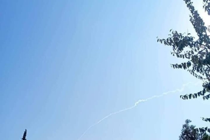 Defesa anti-aérea em acção em Damasco