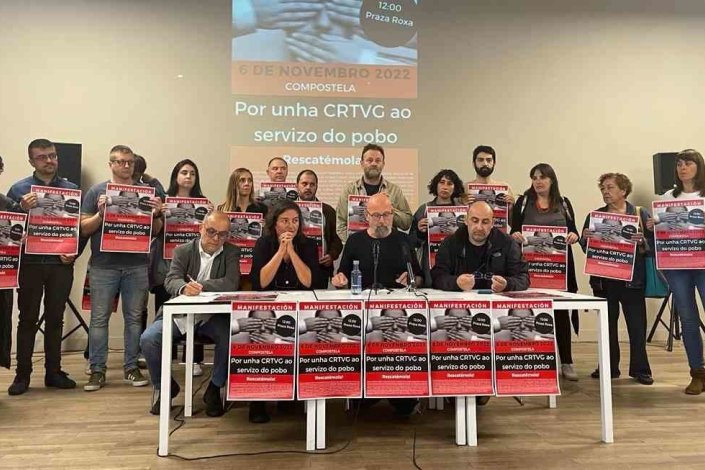 Conferência de imprensa em que foi anunciada a mobilização