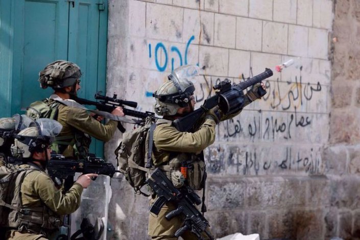 Forças israelitas durante um raide na Cisjordânia ocupada (iamgem de arquivo)