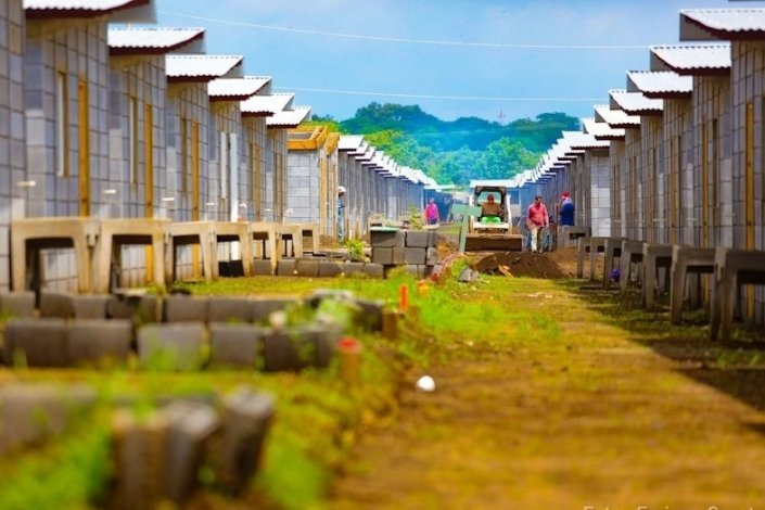 Uma das áreas em que a China mais tem apoiado a Nicarágua é na construção de habitação e infra-estruturas