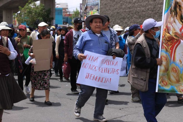 Manifestação em Arequipa