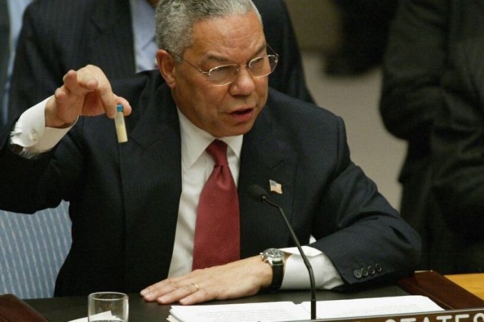 Colin Powell no Conselho de Segurança da ONU, a 5 de Fevereiro de 2003