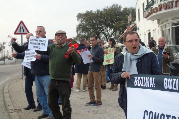 Utentes da Chamusca, no distrito de Santarém, participaram na semana de luta pelas acessibilidades no Médio Tejo&nbsp;
