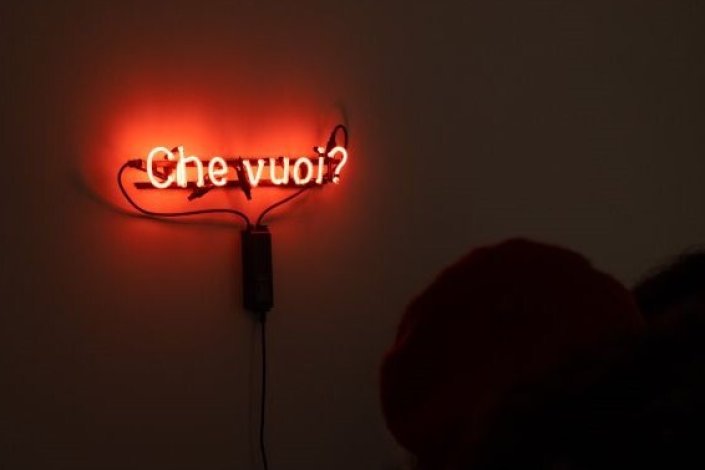 Obra de Francisco Tropa «Che Vuoi», 2022 (pormenor). Exposição coletiva «I-II-III-IV-V cinco décadas do Ar.Co - Centro de Arte e Comunicação Visual» no Museu Nacional de Arte Contemporânea do Chiado, até 28 de maio