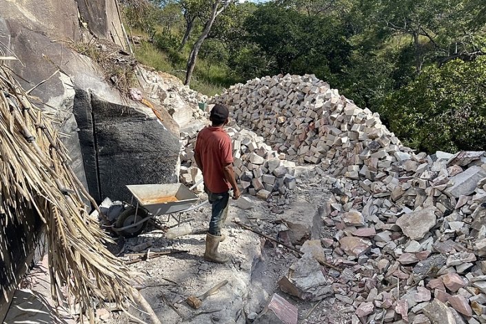 Nas pedreiras do estado do Piauí (Norte do Brasil), foram resgatados da condição análoga à escravidão mais de 100 trabalhadores desde Agosto de 2022 