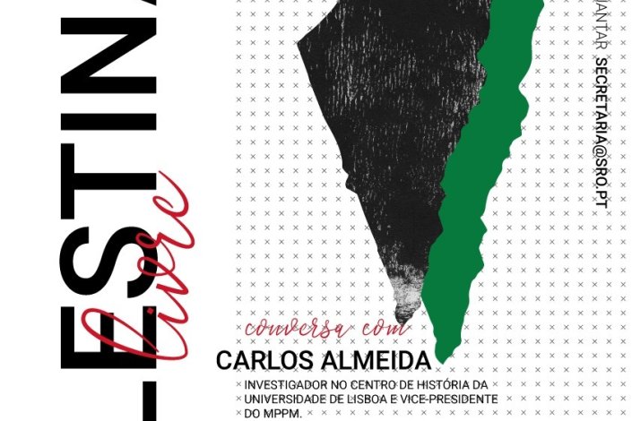 Cartaz da iniciativa em Santarém