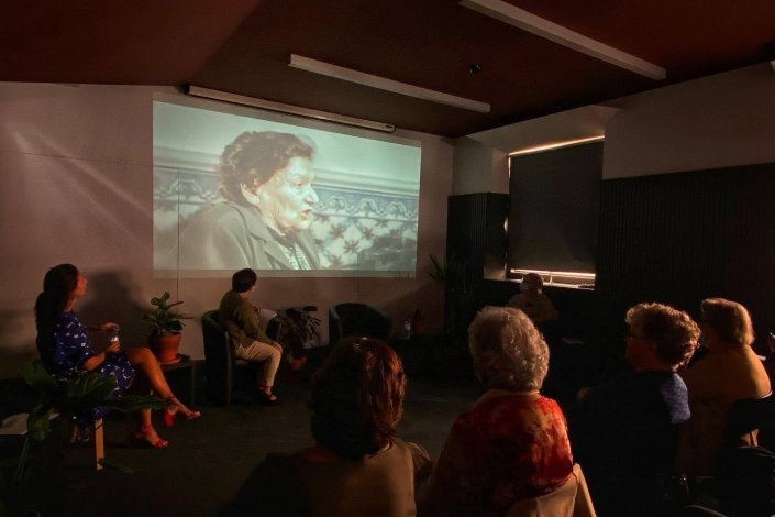 A conversa <em>Mulheres da Marinha Grande – Fragmentos de vidas, de resistência e de luta</em>, realizada no Museu do Aljube, no dia 28 de Setembro de 2021.