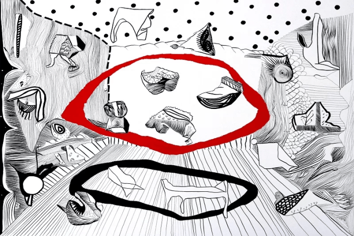 Exposição de desenho «17 + 17» de Filipa Morgado na Livraria Barata - Lugar de Cultura, Lisboa, até 31 de julho