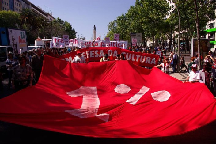 A exigência de reforço do orçamento para a Cultura tem estado presente nas reivindicações do sector, com o objectivo de alcançar 1% do Orçamento do Estado