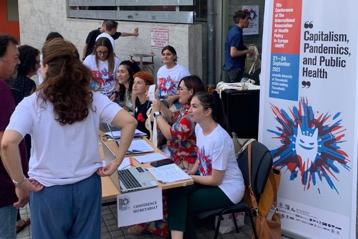 Actividades da XIX Conferência da Associação Internacional de Política da Saúde na Europa, na Universidade Aristóteles de Salónica (Grécia)