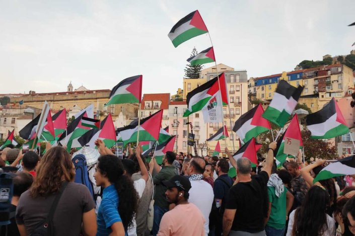 Concentração Liberdade para o Povo Palestino! Paz no Médio Oriente!, 12 de Outubro de 2023, Lisboa 