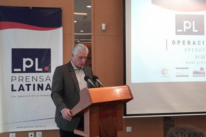 O presidente de Cuba, Miguel Díaz-Canel, afirmou que onde «existir um projecto mediático alternativo aos ditames hegemónicos do Ocidente há uma Operação Verdade no activo» 