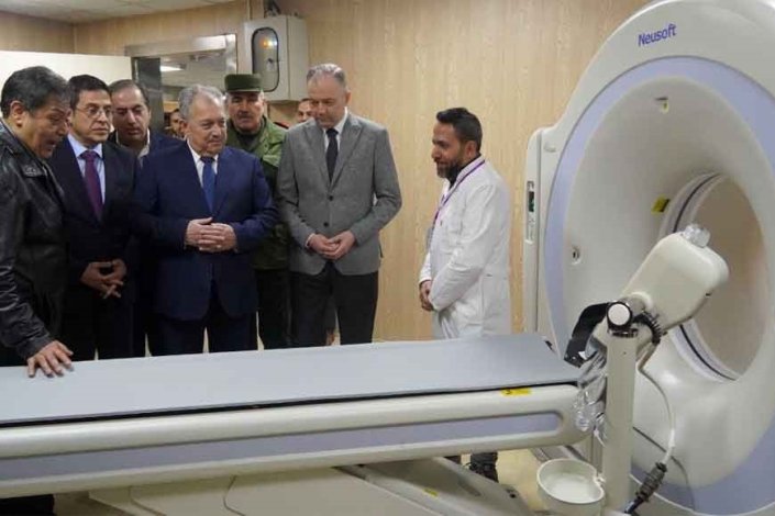 O Hospital Doutor Mártir Zahi Azraq, arrasado pela guerra imposta à Síria, foi reaberto em Alepo