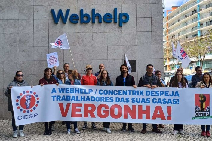 Os ataques a imigrantes não são um exclusivo de grupos neo-nazis. O CESP/CGTP-IN realizou hoje, 6 de Maio de 2024, um protesto contra a Webhelp/Concentrix em Lisboa, denunciando o despejo ilegal de dois trabalhadores estrangeiros sem qualquer ordem do tribunal ou aviso prévio. O sindicato já tinha conseguido evitar por duas vezes esta acção repressiva. 