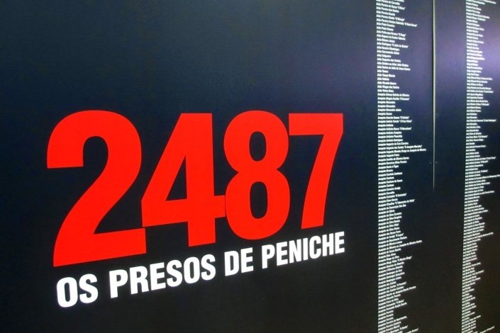 Foto da exposição «Forte de Peniche – Lugar de Repressão, Resistência e Luta»