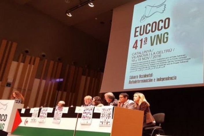 A conferência abriu com a mensagem enviada por Brahim Ghali, impedido de estar presente