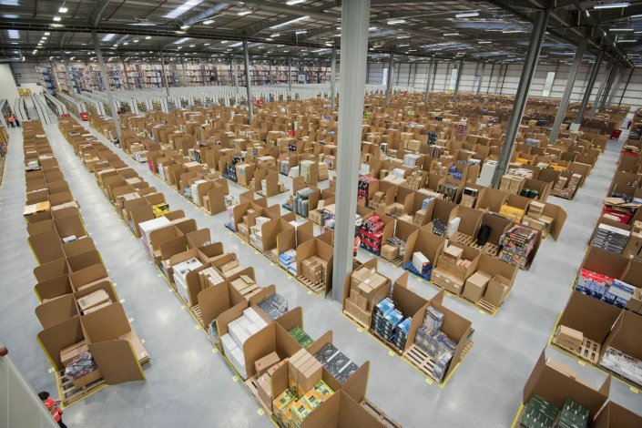 Armazém da Amazon em Dunfermline (Fife, Escócia)