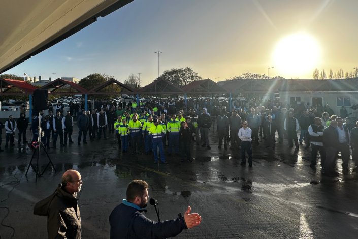 Plenário do SITE Sul/CGTP-IN, na Autoeuropa