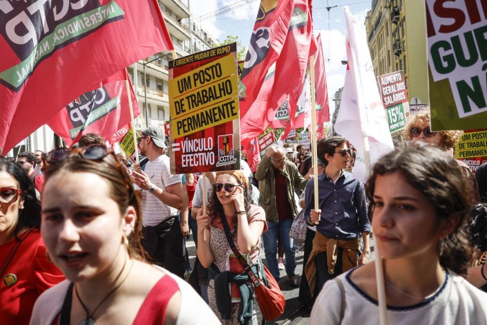 Manifestação do 1.º de Maio da CGTP-IN, em Lisboa. 1 de Maio de 2025