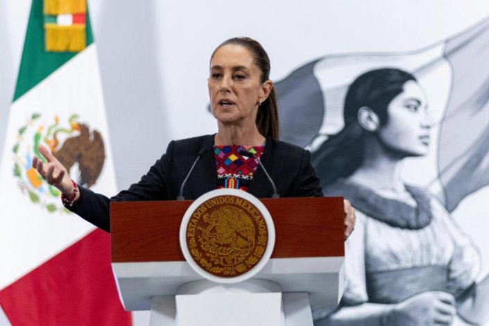Claudia Sheinbaum, Presidente do México. Cidade do México, 1 de Maio de 2025
