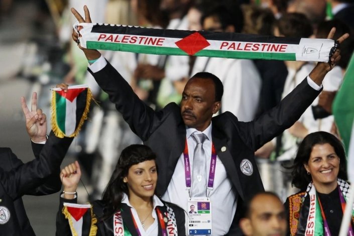 Majed Abu Maraheel em Atlanta 1996.