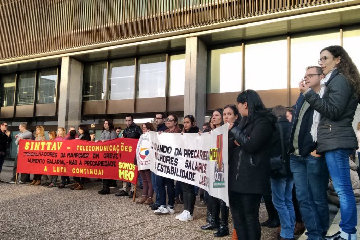 Já foram três as paralisações dos trabalhadores da Manpower desde Novembro de 2016