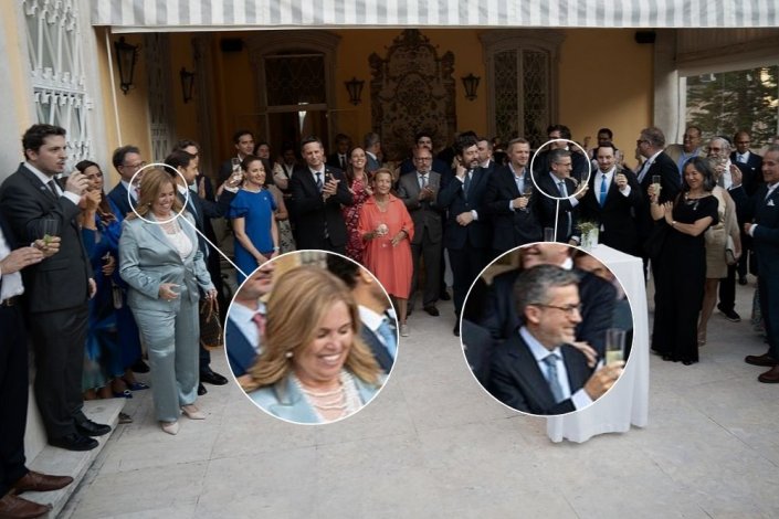 Entre os participantes na despedida do Embaixador de Israel em Portugal, Dor Shapira, em Julho de 2024, estavam importantes dirigentes políticos de todos os partidos da direita portuguesa: Rodrigo Saraiva (IL), Pedro Frazão (Ch), Pedro Delgado Alves e Sérgio Sousa Pinto (PS), Liliana Reis, Alexandre Poço e Carlos Moedas (PSD), Telmo Correia (CDS). E os comentadores Helena Ferro Gouveia e Nuno Rogeiro. Gouveia integra agora a lista da lista PSD/CDS/IL de Carlos Moedas à Assembleia Municipal de Lisboa. 