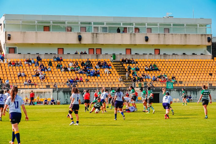 O Estádio Municipal de Taveiro, em Coimbra, recebeu a final da Taça de Portugal de Rugby Feminino em Maio de 2025. 
