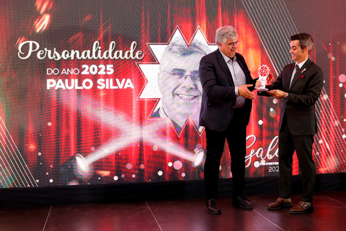 Paulo Silva, presidente da Câmara Municipal do Seixal, é distinguido como personalidade do ano nos desportos de inverno em Portugal. 18 de Outubro de 2025, Serra da Estrela 