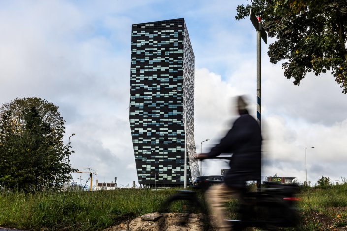 Sede da Nexperia em Nijmegen, Países Baixos, a 13 de Outubro de 2025. A empresa, especializada em semicondutores, grande parte dos quais destinados à indústria automóvel, é detida pela chinesa Wingtech Technologies