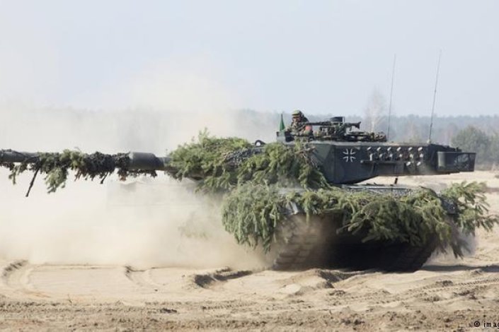 Os tanques de guerra Panzer Leopard 2 integram a brigada que os alemães vão enviar para a Lituânia