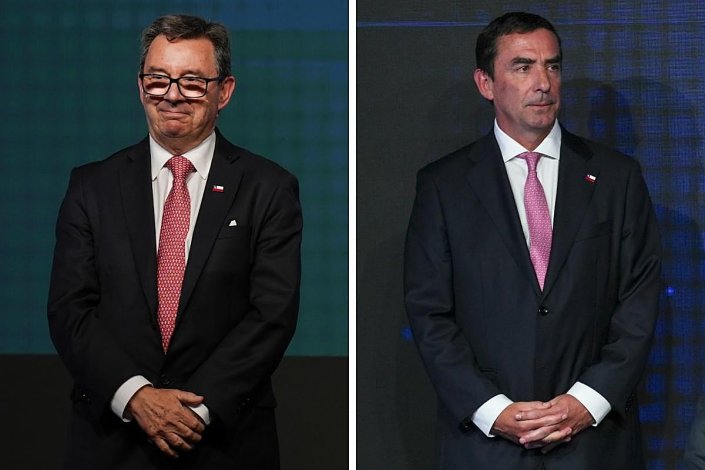 Fernando Barros (esquerda) foi o nome escolhido por José Antonio Kast para comandar o Ministério da Defesa Nacional. Fernando Rabat (direita) assume a pasta da Justiça e Direitos Humanos. Ambos defenderam, dentro e fora dos tribunais, o ditador Augusto Pinochet em casos de corrupção e de assassinatos de opositores.&nbsp;