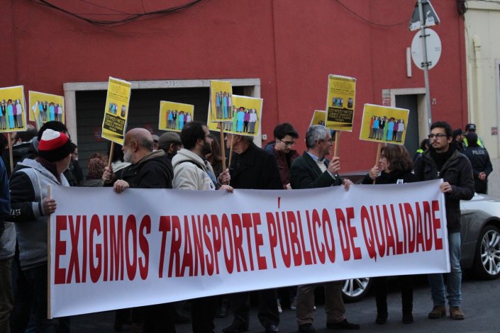 A vigília frente à residência oficial do primeiro-ministro, no dia 18 de Janeiro, foi uma das últimas acções de luta promovidas pela comissão de utentes