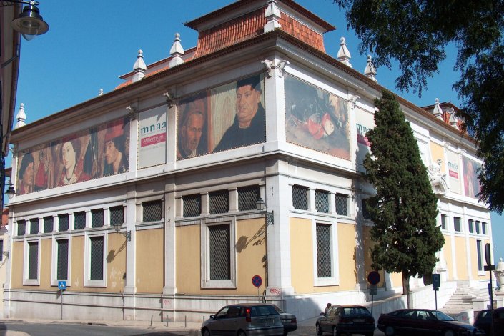 O Museu Nacional de Arte Antiga, às janelas Verdes, em Lisboa