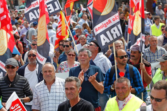 Concentração e manifestação nacional de trabalhadores da Administração Local, 21 de Abril