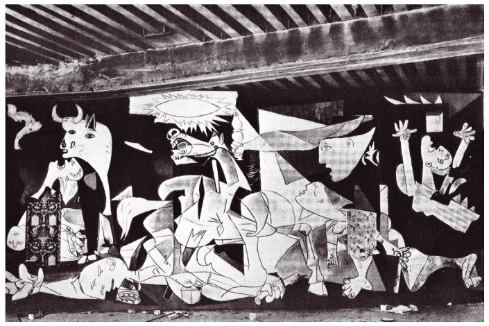 «Guernica», de Pablo Picasso. Fotografia de Dora Maar 