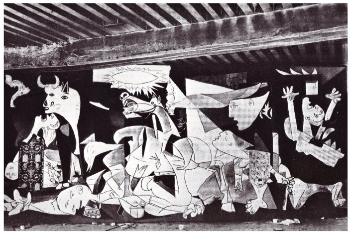 «Guernica», de Pablo Picasso. Fotografia de Dora Maar 