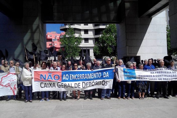 A freguesia de Canha, no Montijo, não faltou ao protesto graças ao apoio do município de Palmela
