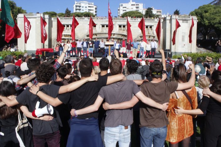 Foto de Arquivo: Comemorações do 1.º de Maio em Lisboa