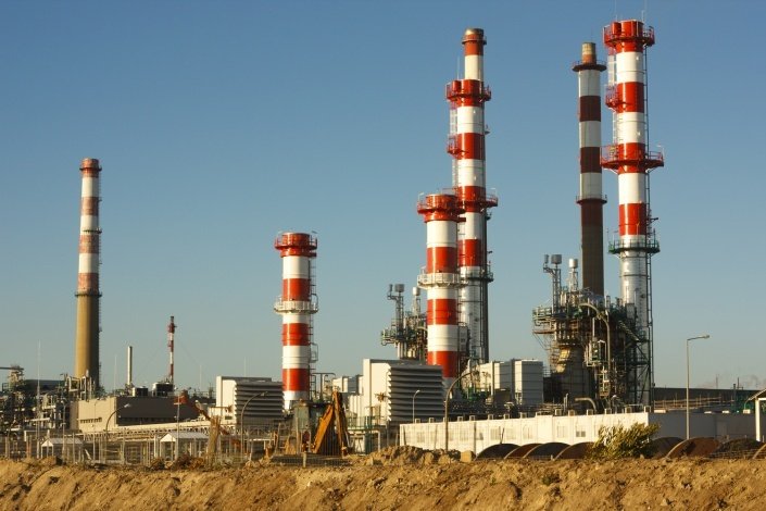 Refinaria da Petrogal em Leça da Palmeira, Matosinhos. Foto de arquivo