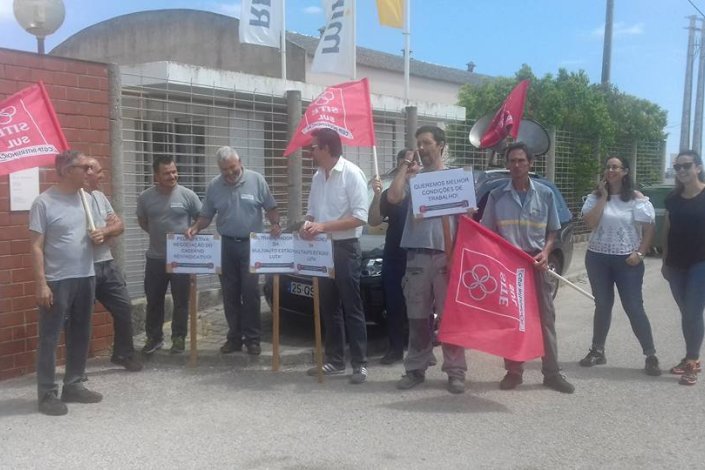 Os trabalhadores da Multiauto lutam por aumentos salariais