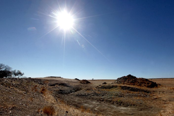 O interior do Alentejo é a região mais afectada pela seca