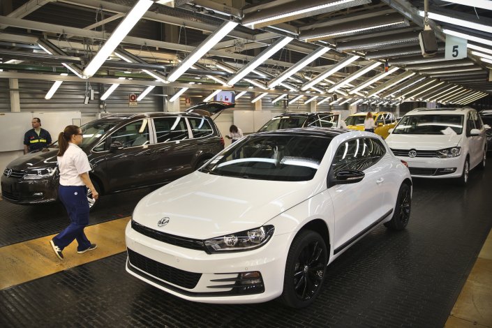 Fábrica da Volkswagen Autoeuropa, em Palmela