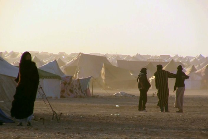 Acampamento de Gdeim Izik, no Saara Ocidental, em 2010