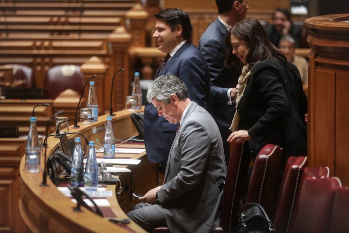 O ministro das Finanças, Mário Centeno, durante a sua audição para discutir o Orçamento do Estado para 2018 na especialidade, na Assembleia da República, em Lisboa. 17 de Novembro de 2017